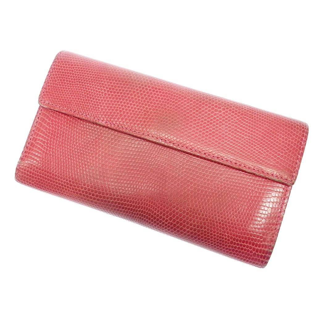 カミーユ フォルネ リザード 長財布 レッド 箱付き【AFI18】 - メルカリ 