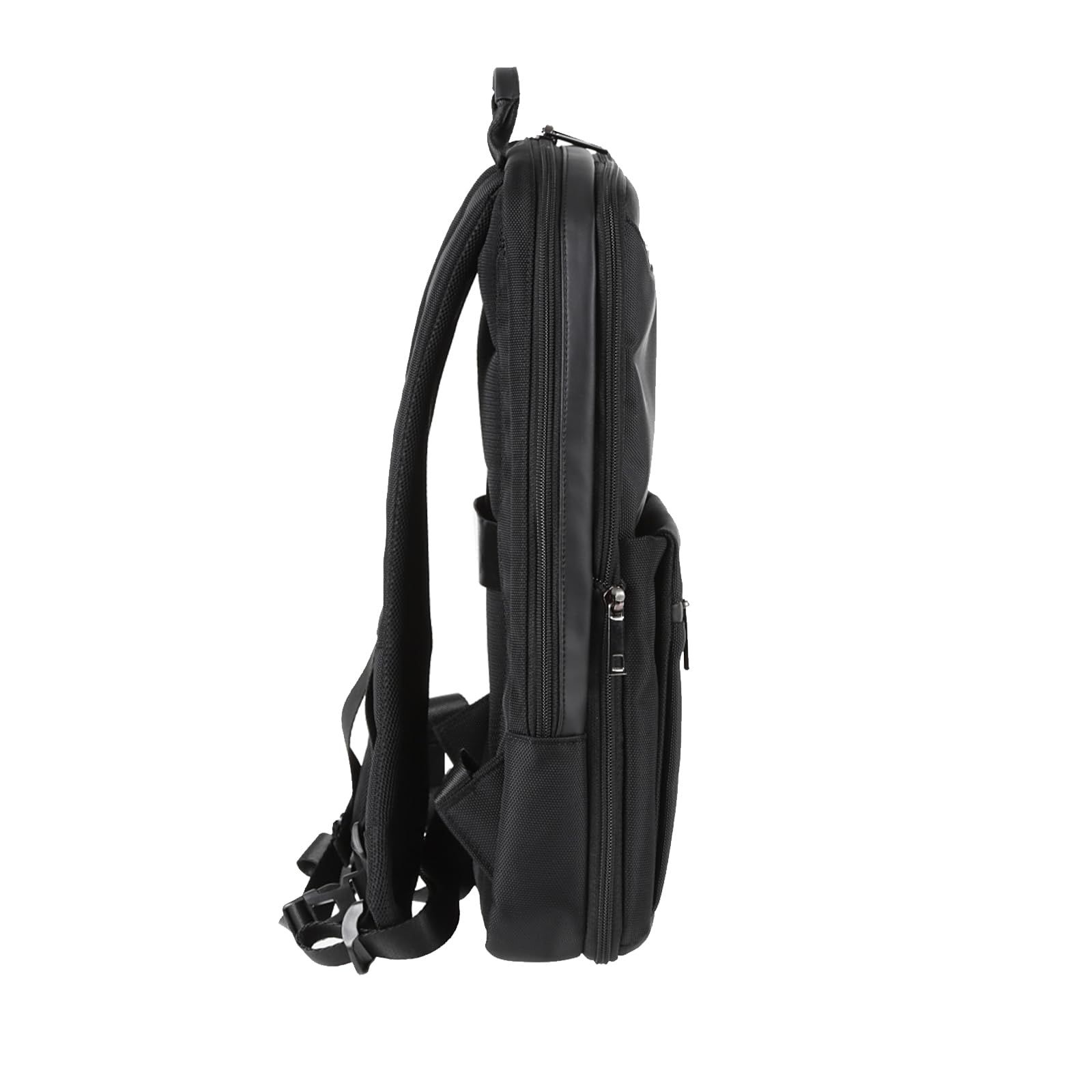 zepirion 2倍に拡張できる薄型 ビジネスリュック メンズ 撥水 バッグ 15.6インチ PC A4収納可 薄型 バックパック 通勤バッグ ExPack