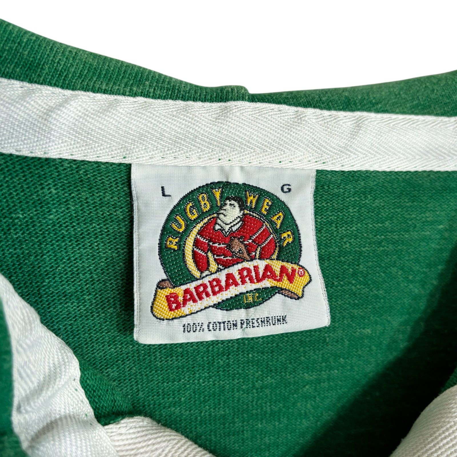 ウェア 90s BARBARIAN rugger shirt Barbarian Rugger Shirt. ⁡ ⁡ ⁡ #barbarian #ラガーシャツ