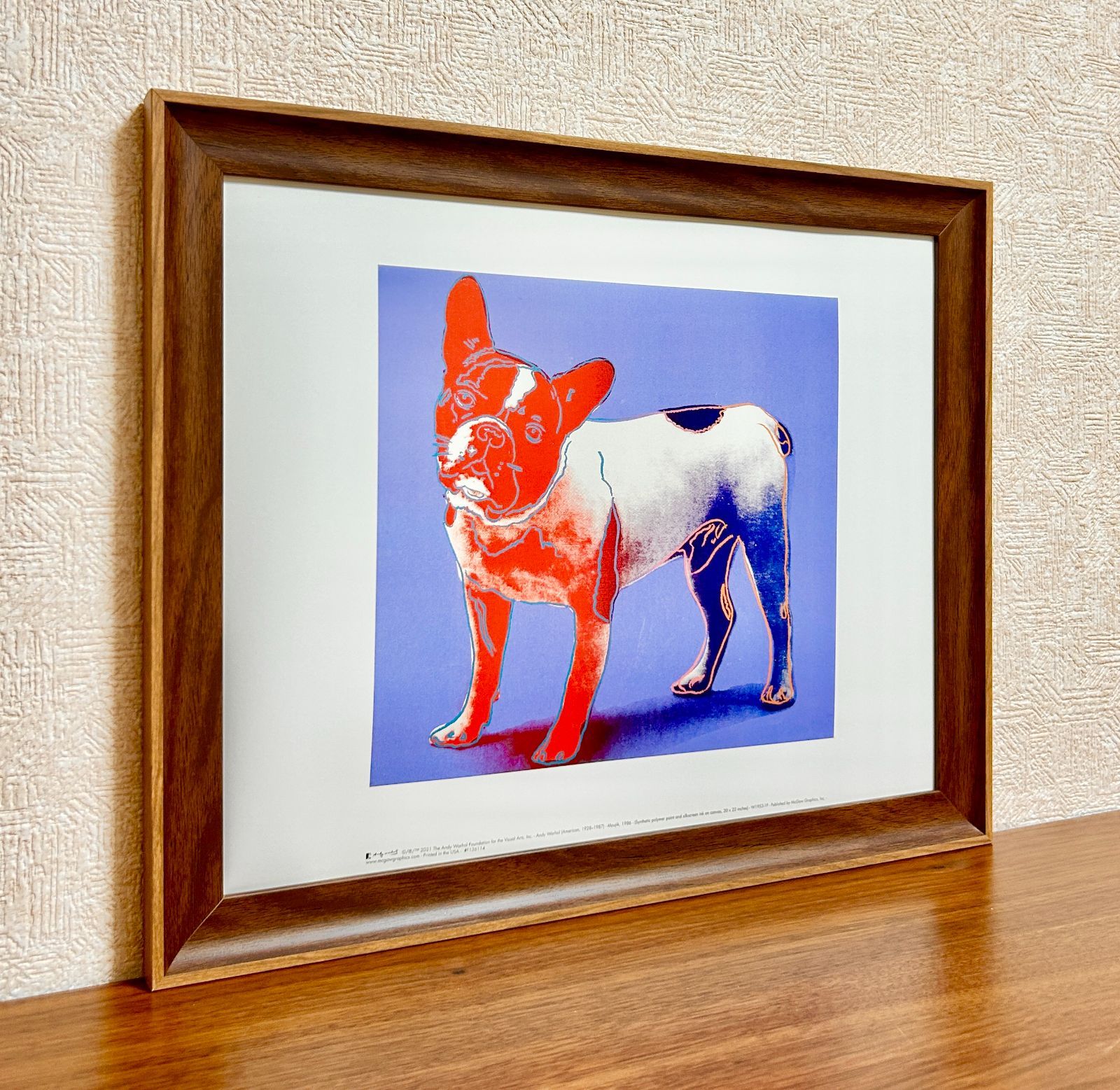 アンディウォーホル　Andy Warhol ドル　$ 額縁　ポスター 新品☆額縁付アートポスター(BRUCE MCGAW GRAPHICS)☆アンディ