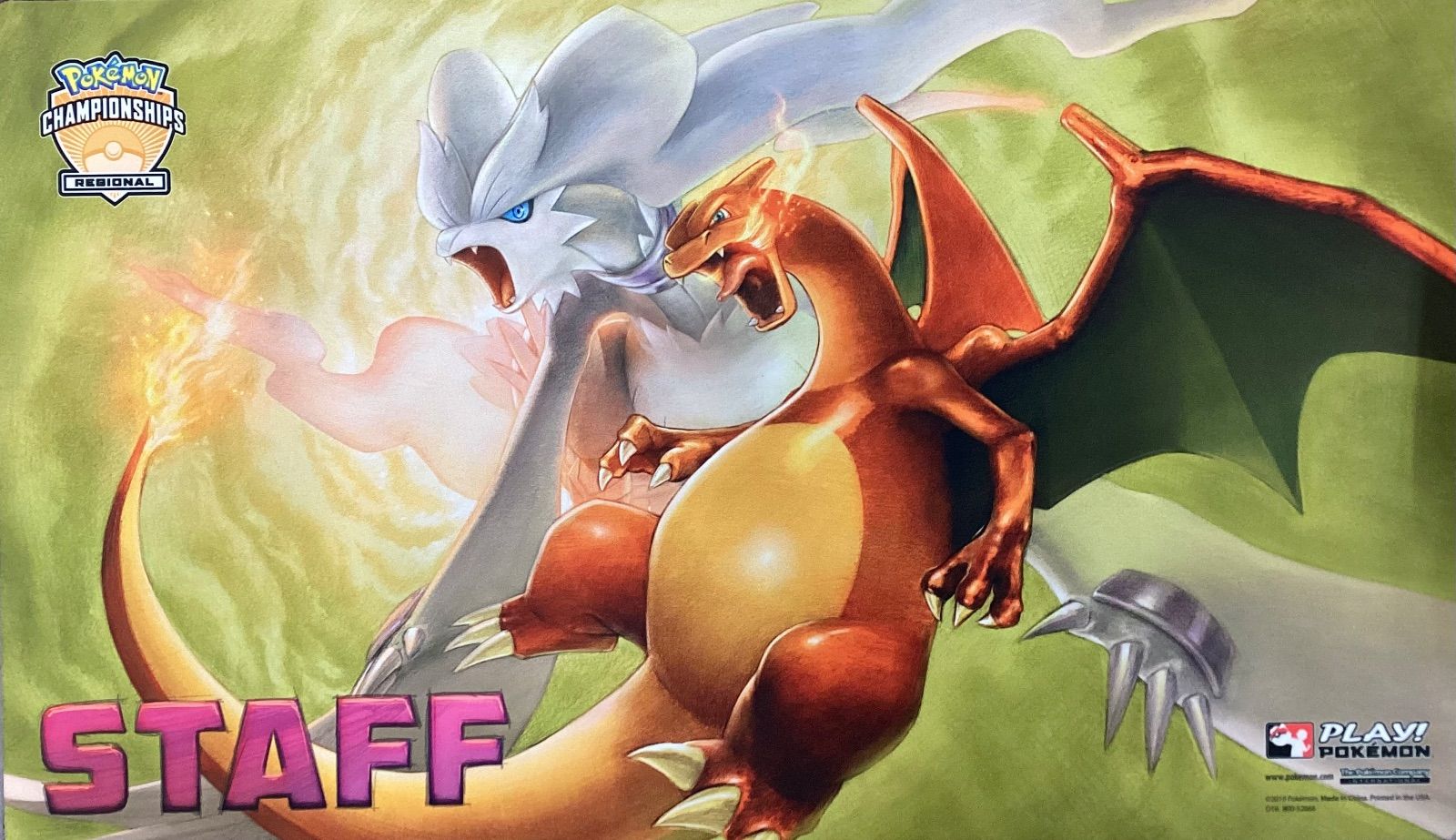 最終値下げプレイマットwcs 2015 ポケモンstaff 海外ポケカ