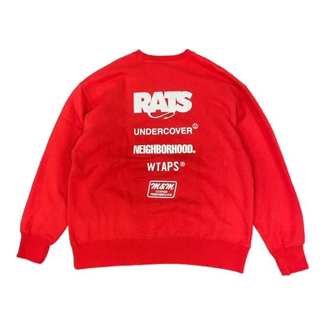 WTAPS RATS 22SS FULL BLOOD コラボ クルーネック スウェット  