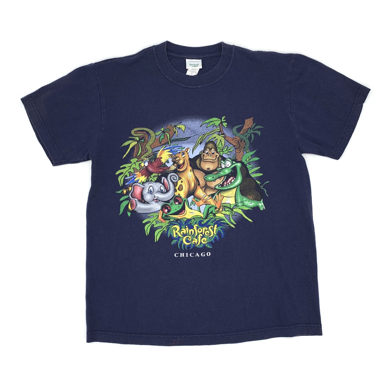 古着】Rain Forest Cafeレインフォレストカフェ シカゴ Tシャツ