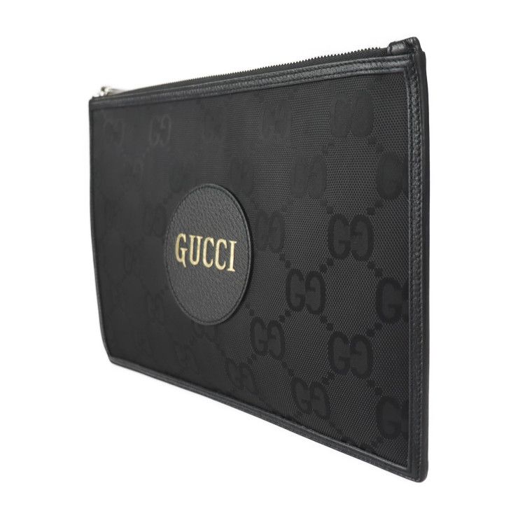 GUCCI グッチ セカンドバッグ 625598 GGナイロン レザー ブラック