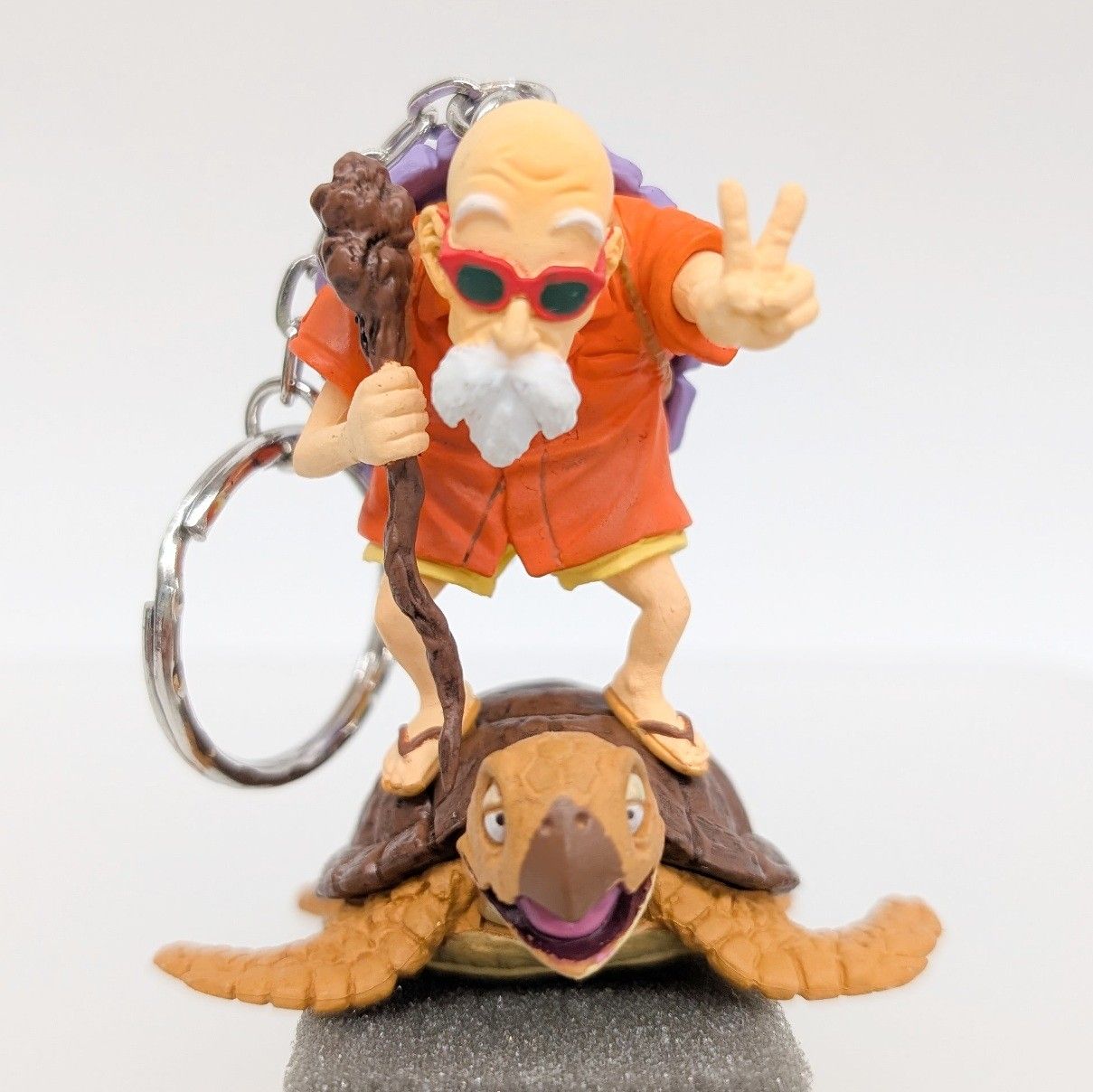 ドラゴンボール 亀仙人 キーホルダー　テーマソングコレクション　ロゴ 亀仙人 ハイクオリティキーホルダー テーマソングコレクション