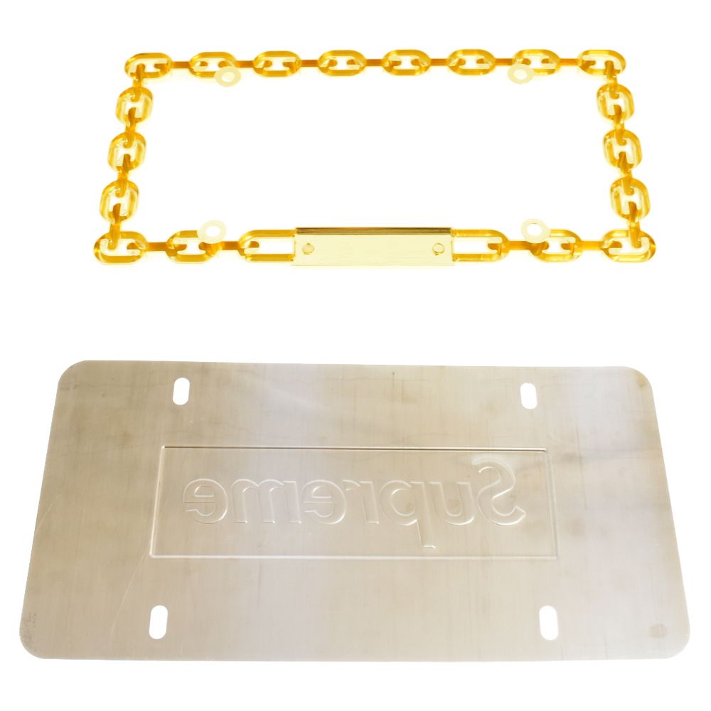 SUPREME (シュプリーム) 18AW Chain License Plate Frame チェーン