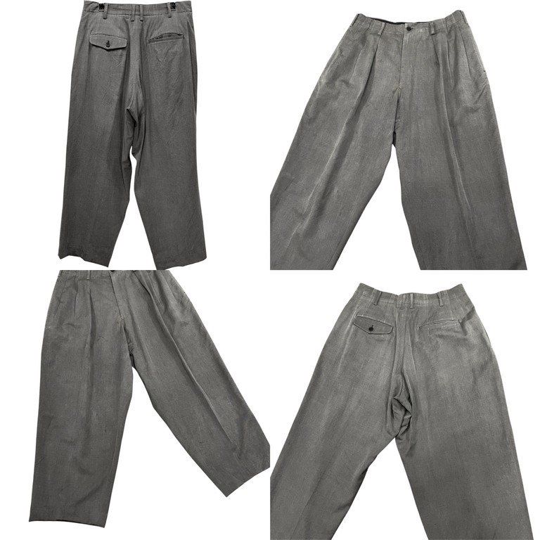 Yohji Yamamoto Pour Homme 95SS ウォッシュドウールギャバジン刺し子