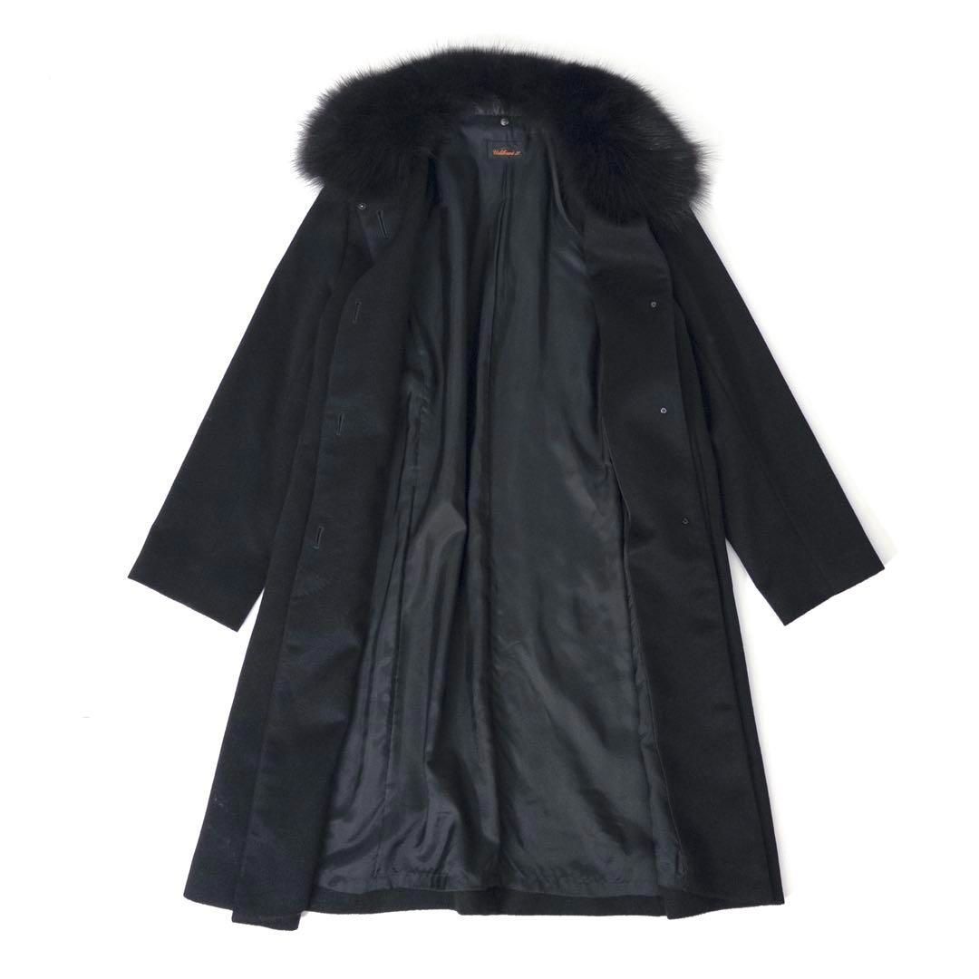 極美品✨ICB ピーコート カシミヤ ブルーフォックスファー 2WAY 黒 L 楽天市場】カシミヤ 100％ ダブル ロング コート ブルー