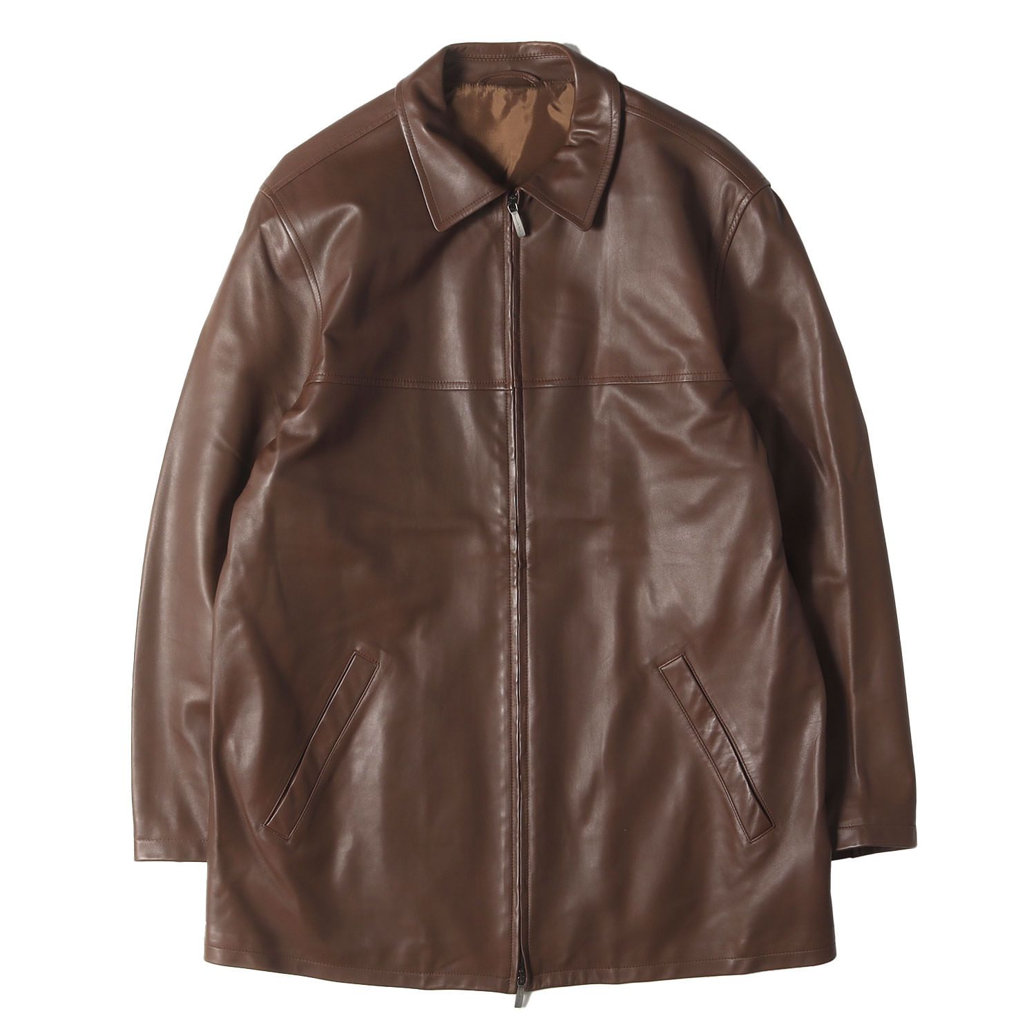 Ermenegildo Zegna レザージャケット イタリア製 Ermenegildo Zegna レザージャケット イタリア製