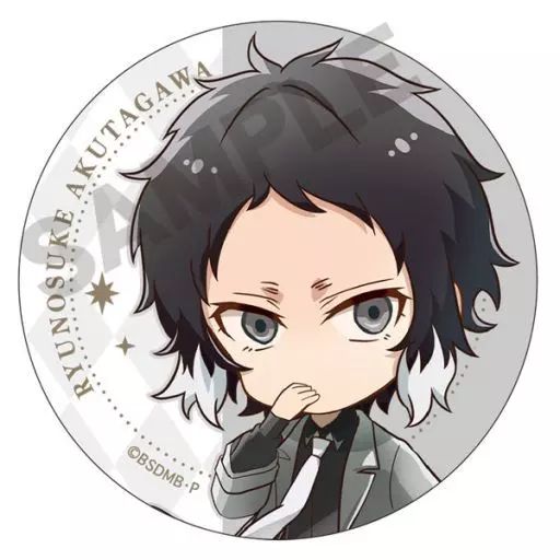 文豪ストレイドッグスbeast 缶バッジ 芥川龍之介 中古】バッジ・ピンズ 芥川龍之介 「文豪ストレイドッグス BEAST