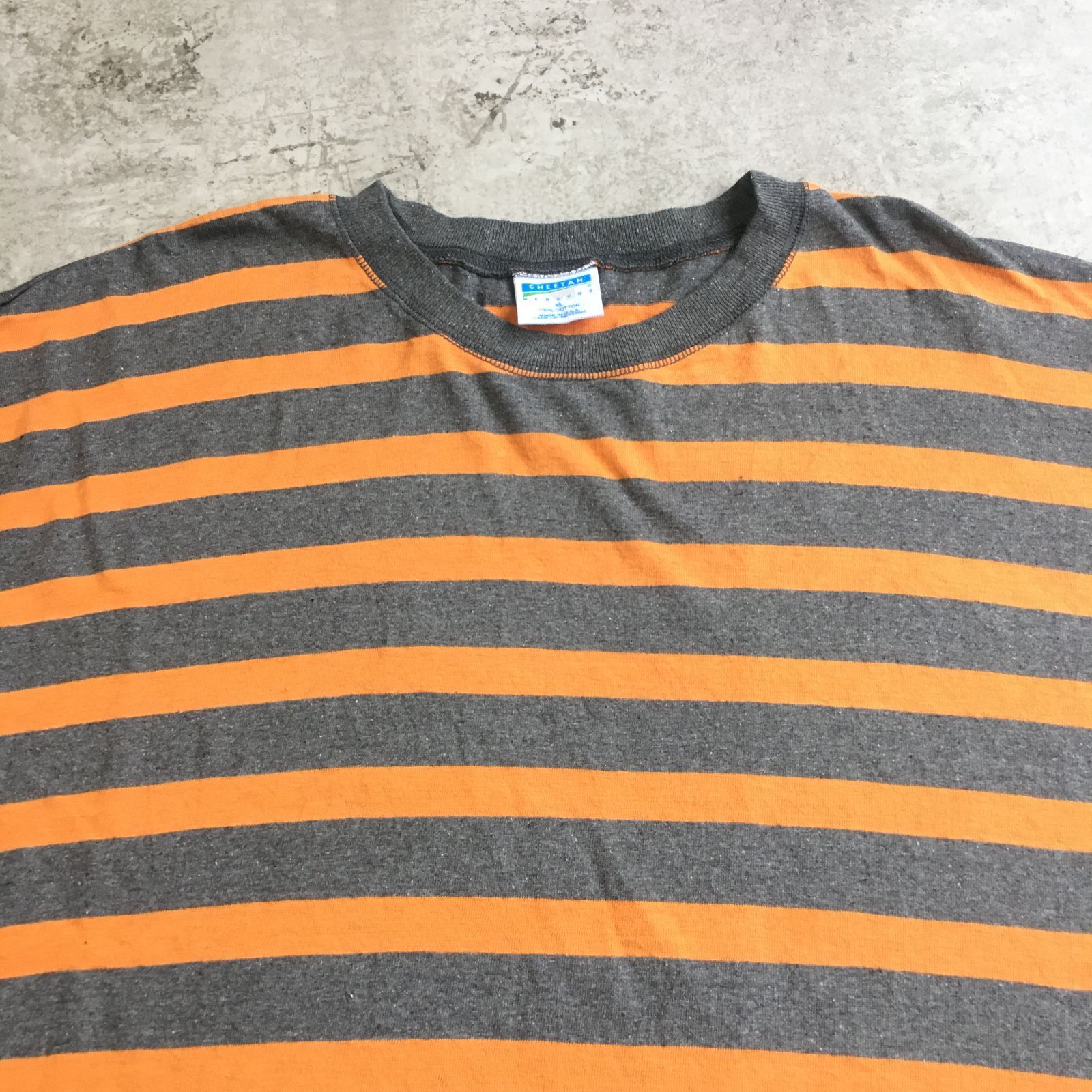 90s USA製 CHEETAH MERVYNS Border Long Sleeve T-shirt