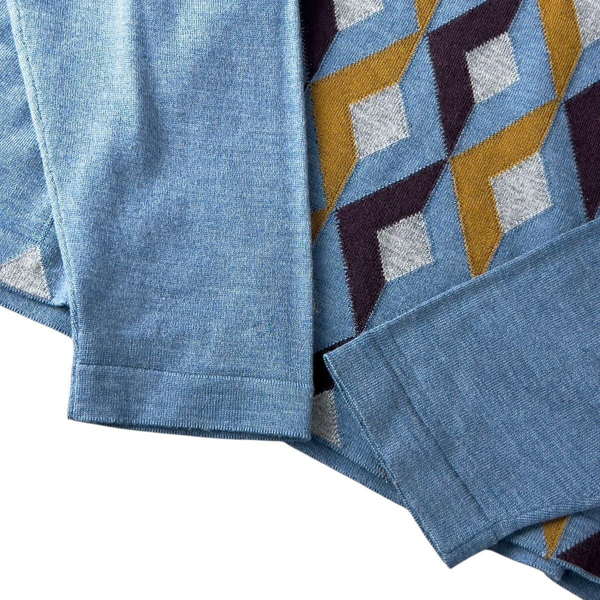 美品 イタリア製 dunhill ダンヒル メンズ XL 上質 シルク × ウール  