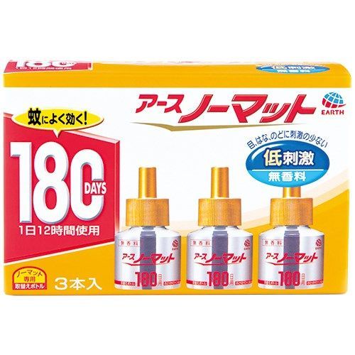 アースノーマット 取替えボトル180日用 3本 【アース製薬】