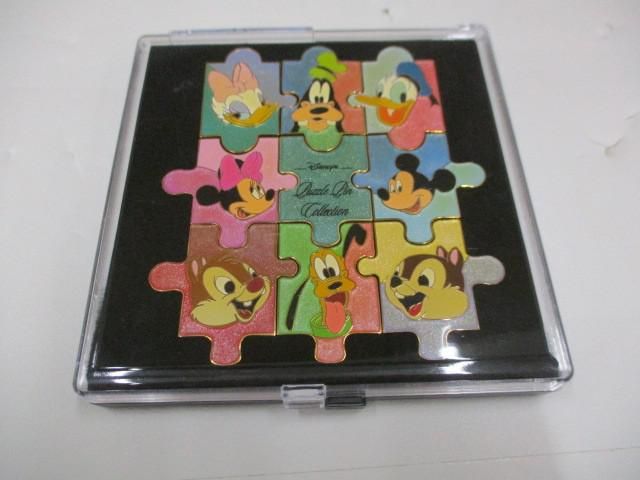 品 ディズニー ストア ミッキー＆フレンズ チップとデール パズル ピンバッジセット ケース入り