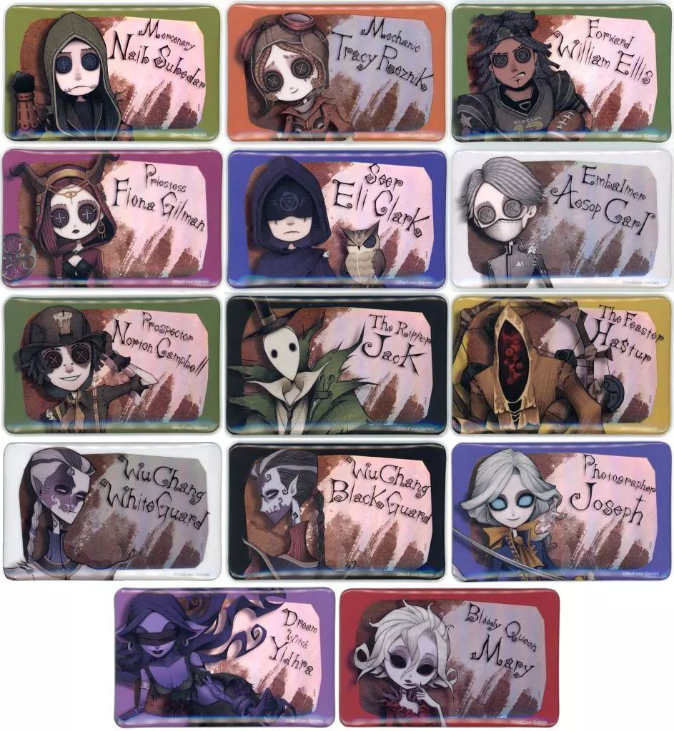 IDENTITY V 昆虫学者 Dark×Pop スクエア缶バッジ 第五人格 第五人格