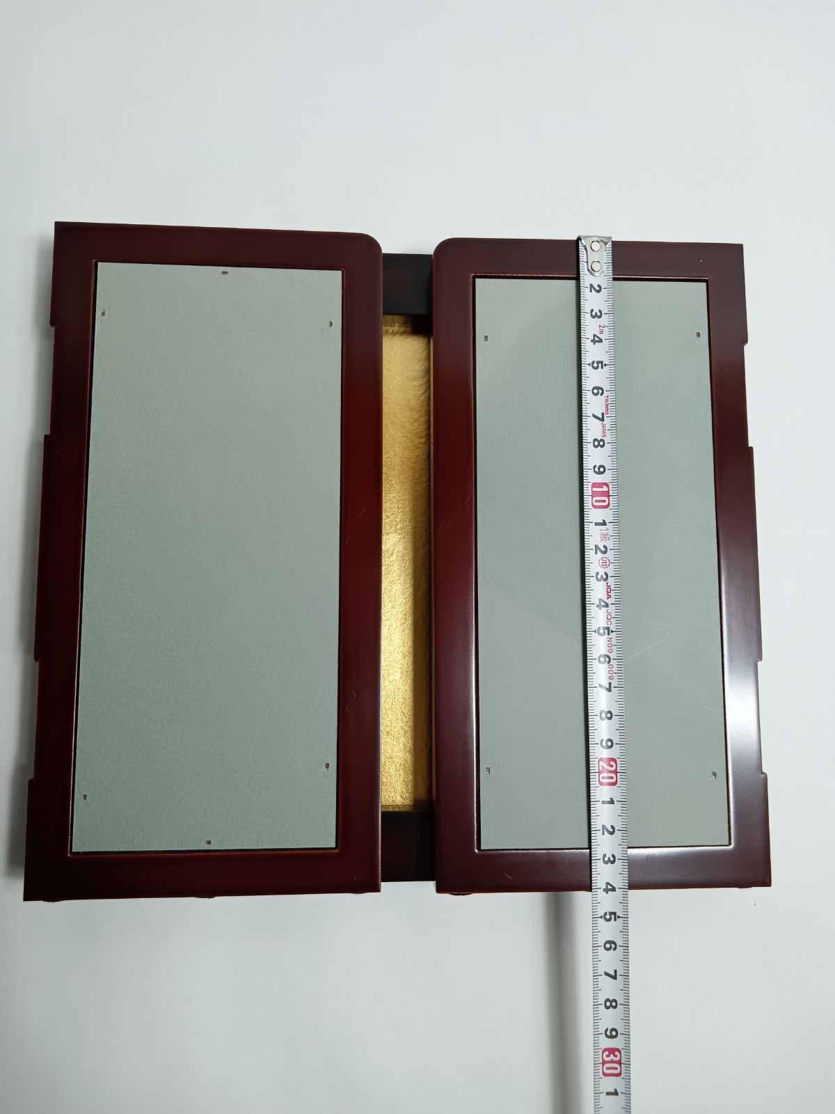 三曲金紙屏風 紫檀調26cm detail-SK-286-m-01-pl.jpg