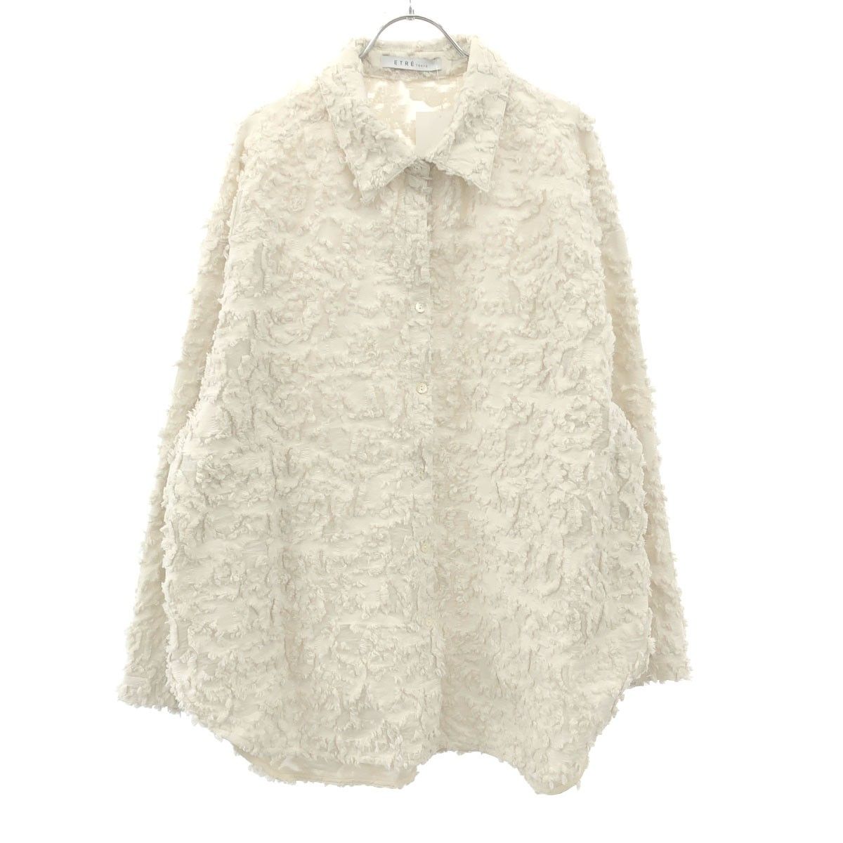 ETRE TOKYO エトレトウキョウ 25SS カットジャガードオーバーシャツ 