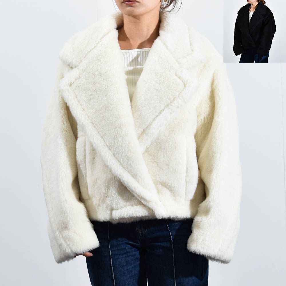 マックスマーラ　テディベア　ホワイト　S max mara Max Mara - 美品 マックスマーラ テディベア ホワイト M max