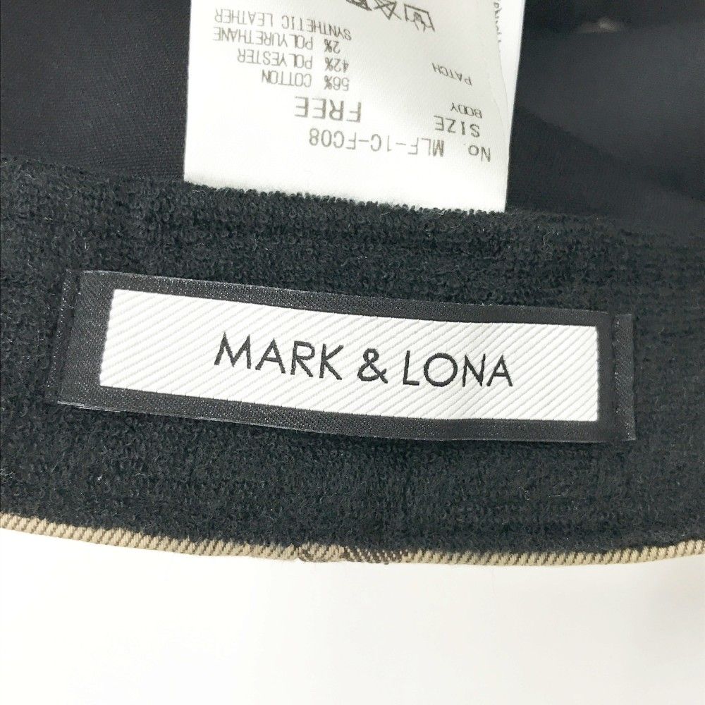 MARK&LONA マークアンドロナ キャップ スカル総柄 ベージュ系 MARK&LONA マークアンドロナ キャップ スカル総柄 ベージュ系