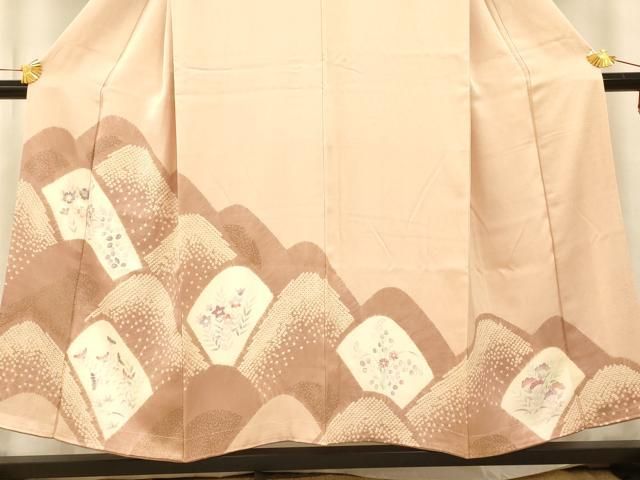 ミーシャ様(バーゲン❷) No.2427 未使用正絹金彩草花絞り訪問着　超美品 平和屋着物□訪問着 絞り 草花文 金彩 正絹 逸品 AAAZ3449mf