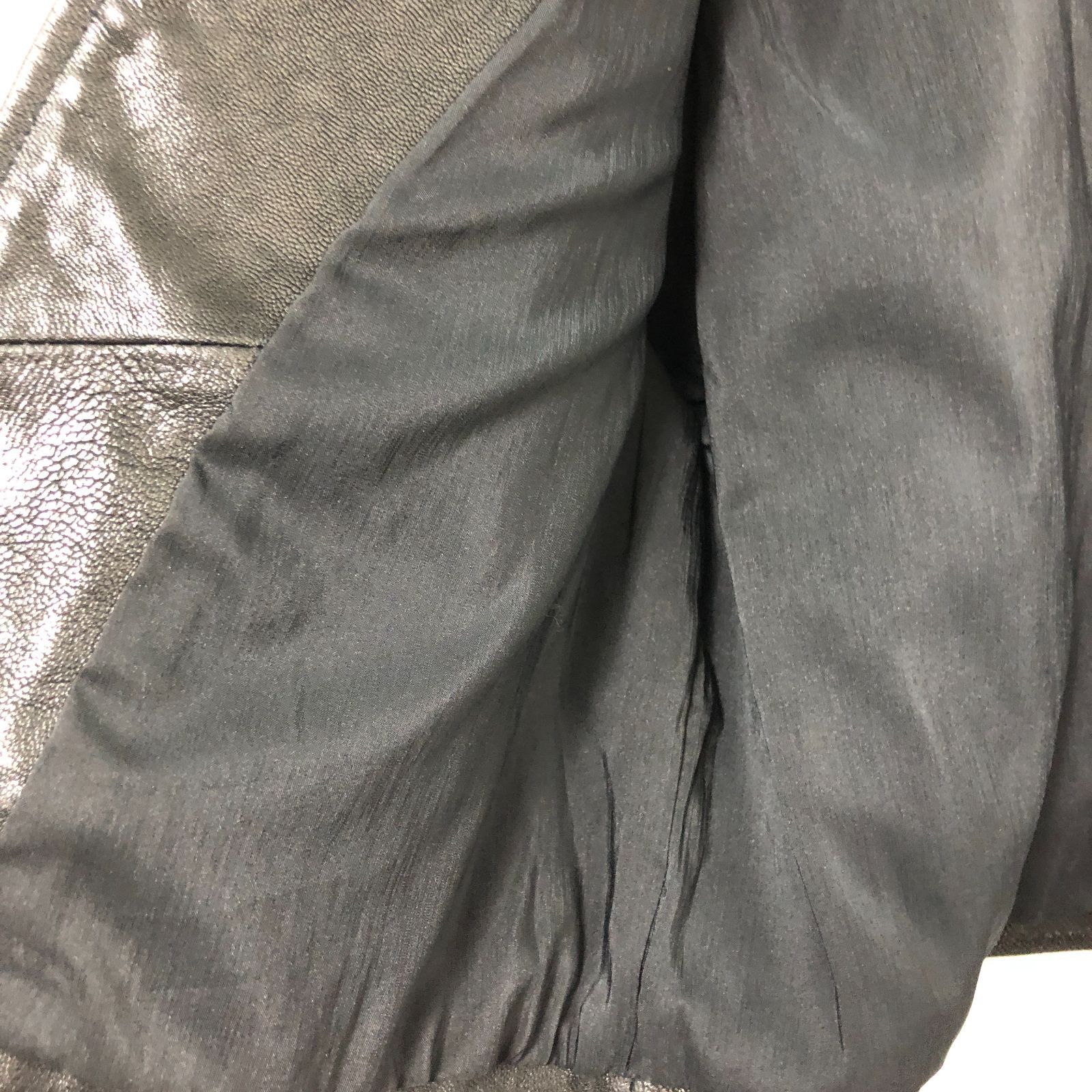 ファーベスト＋レザージャケット ベージュ