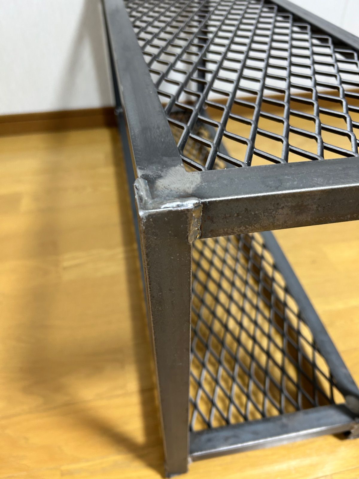 kaz　アイアンシェルフ　スチールメッシュ　植物棚　ブラック　アガペ kaz アイアンシェルフ スチールメッシュ 植物棚 ブラック アガペ kaz