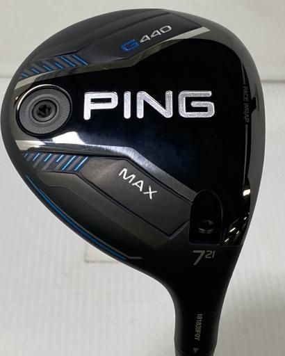 ピン G440 MAX 7W フェアウェイウッド FW PING TOUR 2.0 CHROME 65 FW フレックスS メンズ 男性用 右利き 右用 Bランク ゴルフクラブ