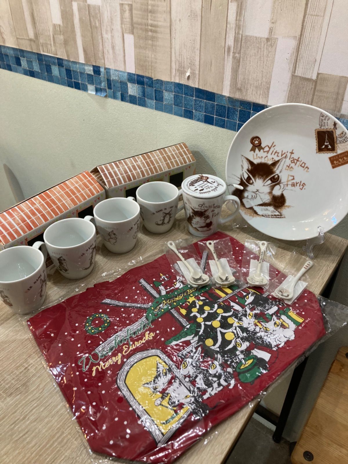 nyantaro.momo.ao様専用　他の方はご遠慮ください。追加1点あり 新品未使用　Wachifield　わちふぃーるど　猫のダヤン　マーシィ　バニラ　いろいろセット　クリスマストートバッグ付き