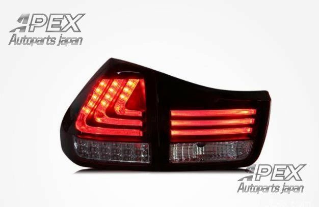 レクサス RX RX300 RX350 2003-2009年 高品質 テールライト テールランプ 流れるウインカー ドレスアップ 外装カスタムZYL907おすすめ注目