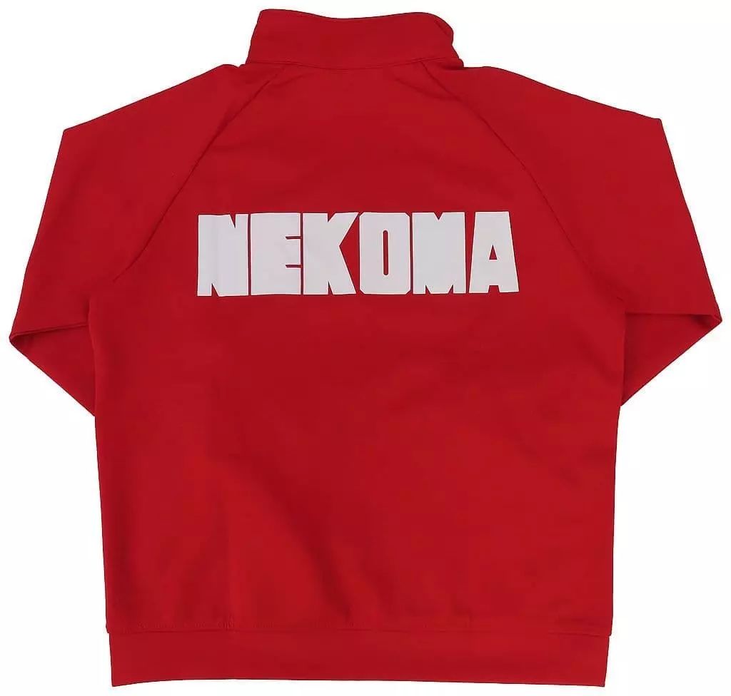 中古】アウターウェア 音駒高校 高校ジャージ レッド Mサイズ