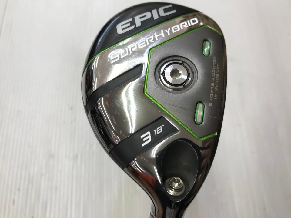 即納】EPIC SUPER HYBRID | 18 | R | Diamana 55 for Callaway | 中古 | ユーティリティ |  キャロウェイ - メルカリ