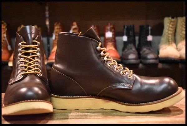9D 犬タグ レッドウィング 8160 アイリッシュセッター ガラスレザー コレクテッドグレイン 編み上げ ブーツ redwing HOPESMORE FJ179