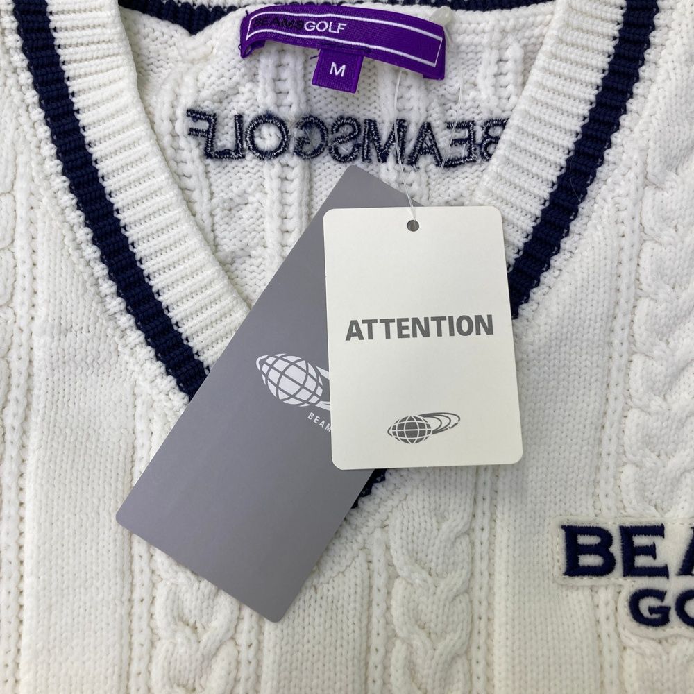 サイズ：M BEAMS GOLF ビームスゴルフ 2024年モデル パープルレーベル