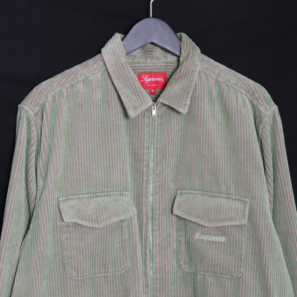 10/2 まで！！ Supreme 2-tone corduroy Supreme 2-Tone Corduroy Zip Up Shirt (SS23) - $148