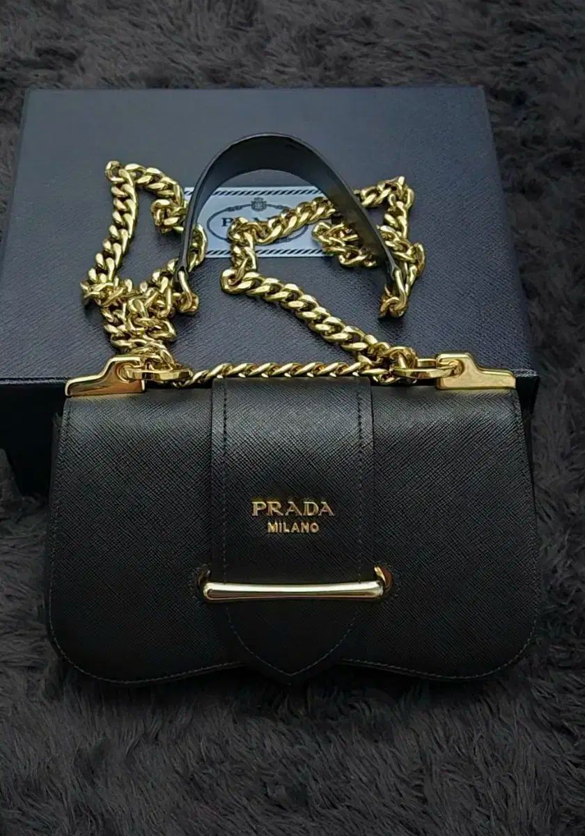 バンドル) PRADA(プラダ) クロスバッグ シドニ チェーン プラダ  