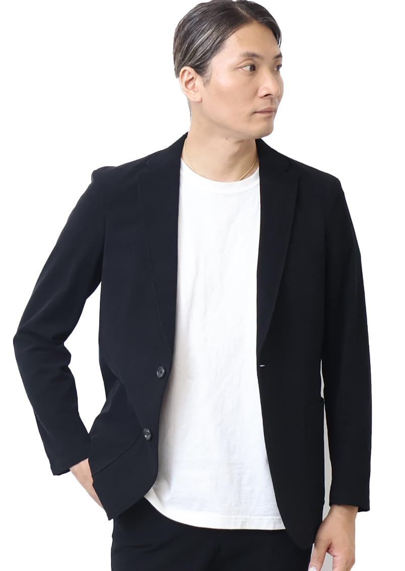 Size S_Color ブラック エドウィン デニスラ コーデュロイ テーラードジャケット ストレッチ ビジネス メンズ BLACK