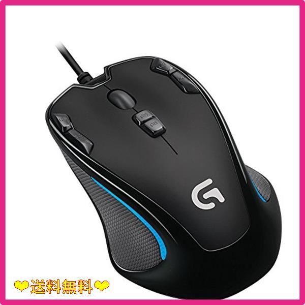 スタッフおすすめG300s旧モデル USB ゲーミングマウス ブラック ロジクール G300s プログラム可能ボタン 左右対称