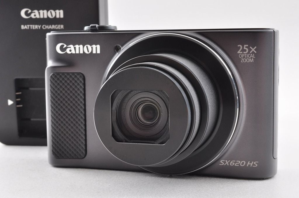 Canon キヤノン PowerShot SX620 HS ブラック 2020万画素 | 光学25倍ズーム | Wi-Fi対応 コンパクトデジタルカメラ