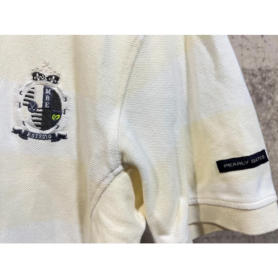 マスターバニーエディション ボーダー柄 ポロシャツ 5 メンズ パーリー