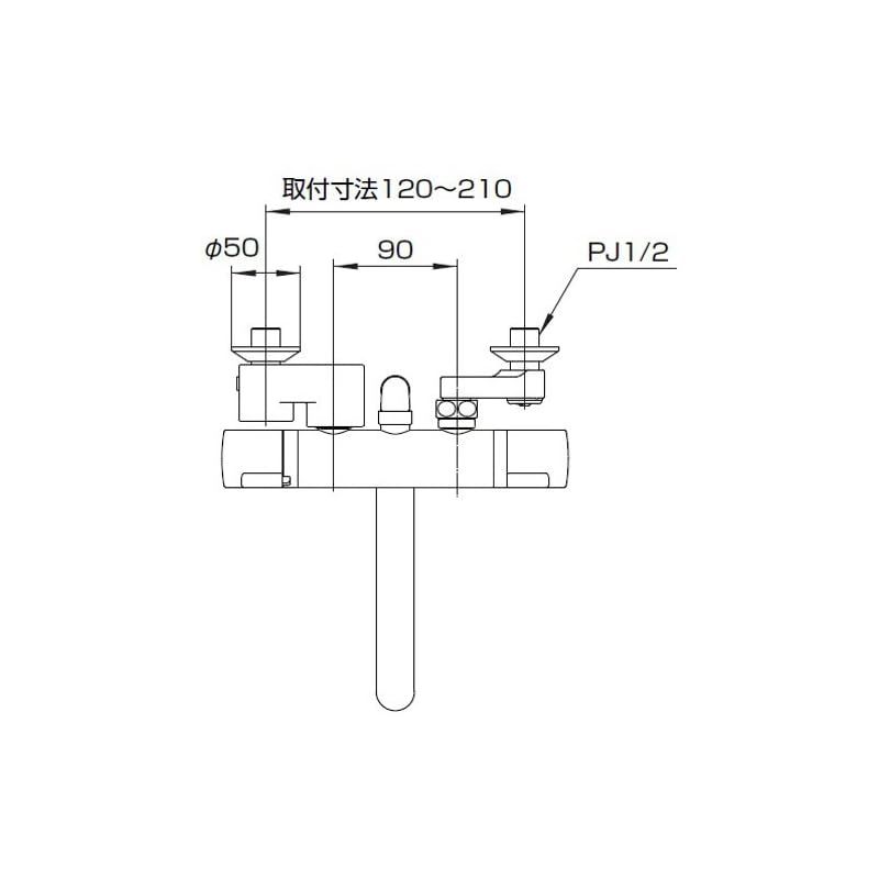 サーモシャワー混合栓
