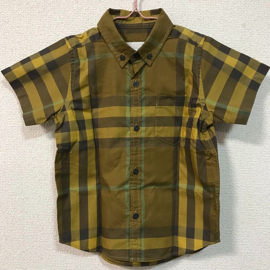 新品 バーバリー チルドレン 110 半袖 シャツ 新品 バーバリー チルドレン 110 半袖 シャツ