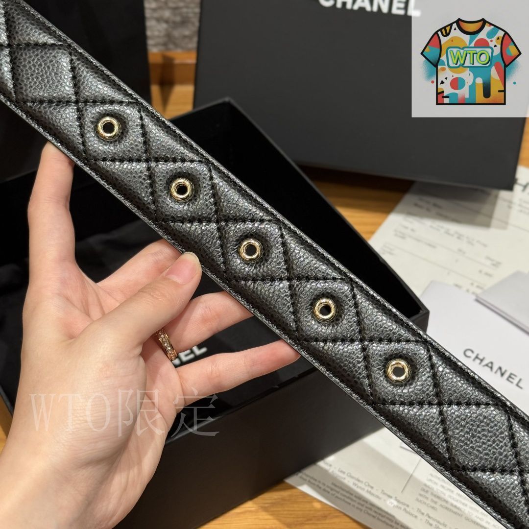 ★シンプル ♪ スタイリッシュ！【 CHANEL 】ベルト スタイリッシュベルト【CHANEL】シンプル