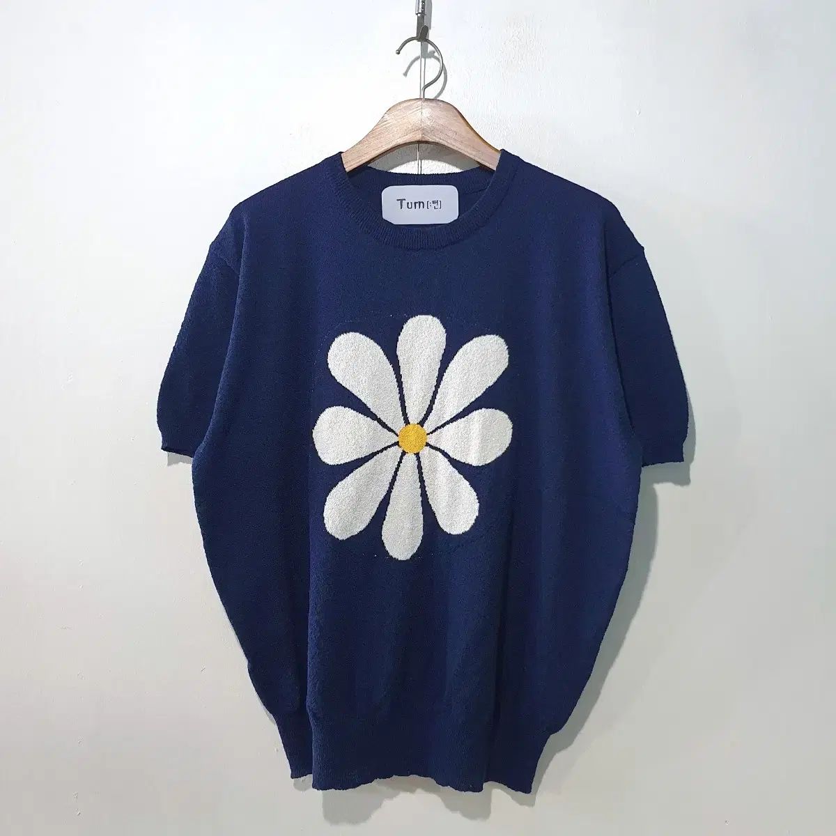 SS 新規 デイジー ハーフ ニット セーター 4color