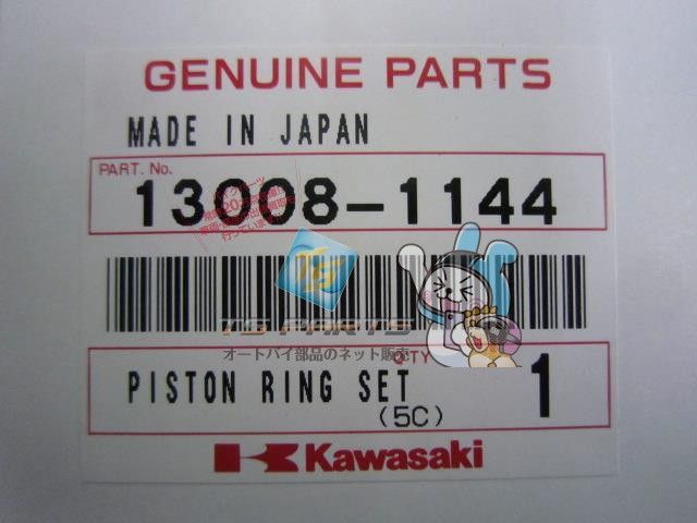 KDX250SR ピストンリングセット 在庫有 カワサキ 純正 バイク 部品 KAWASAKI 車検 Genuine dQ BRIGHTFACE_UK