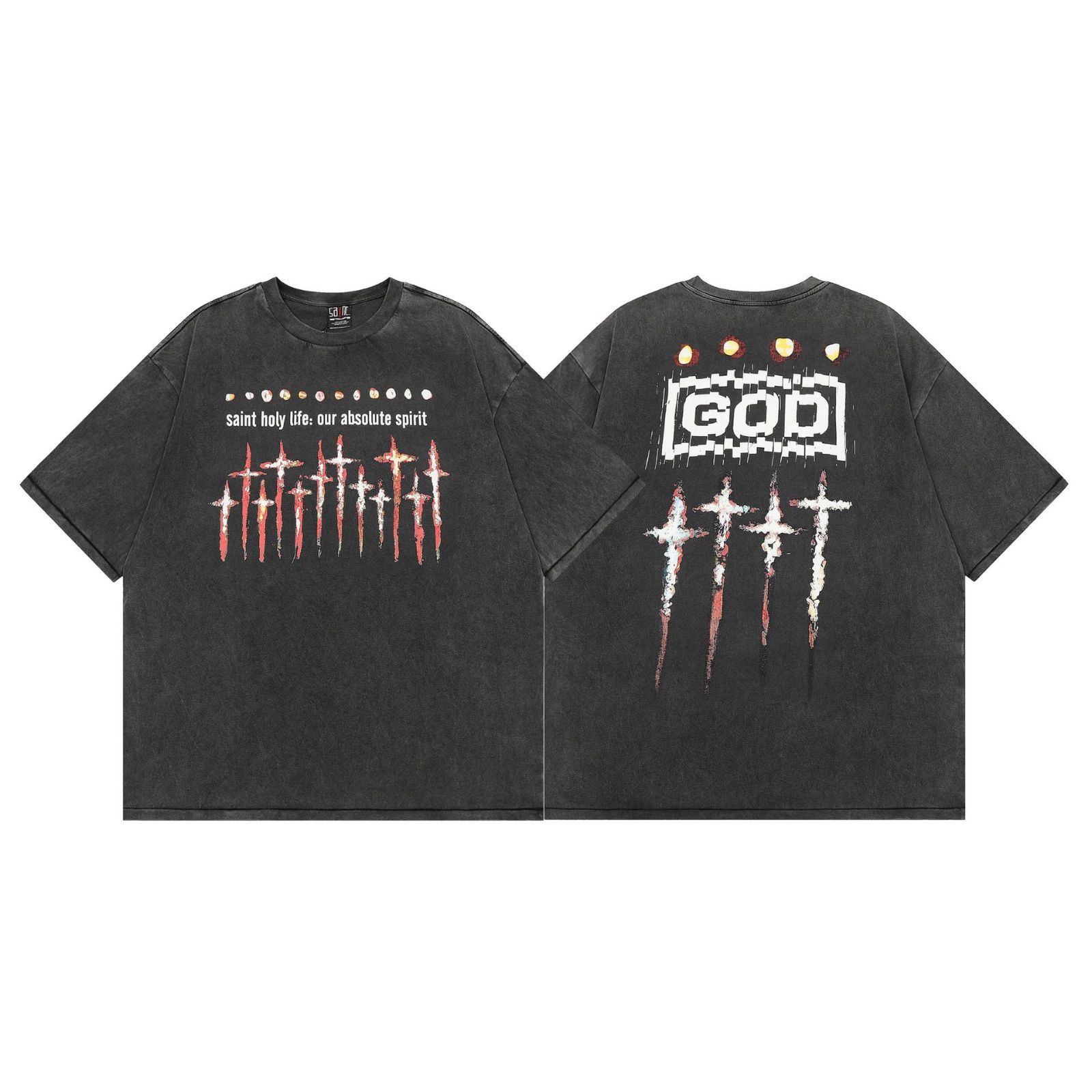 新品未使用 SAINT MICHAEL x FORSOMEONE GOD SS TEE コラボ BLACK SWAY着用 JP THE WAVY着用 T-Pablow着用  91916 - メルカリ