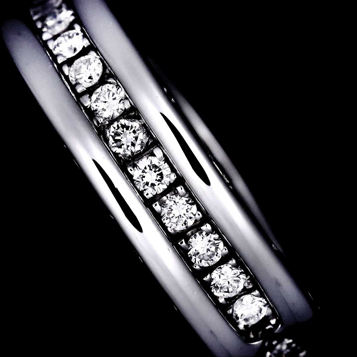 ブルガリ BVLGARI ビーゼロワン #48 リング ダイヤ K18 WG ホワイト 