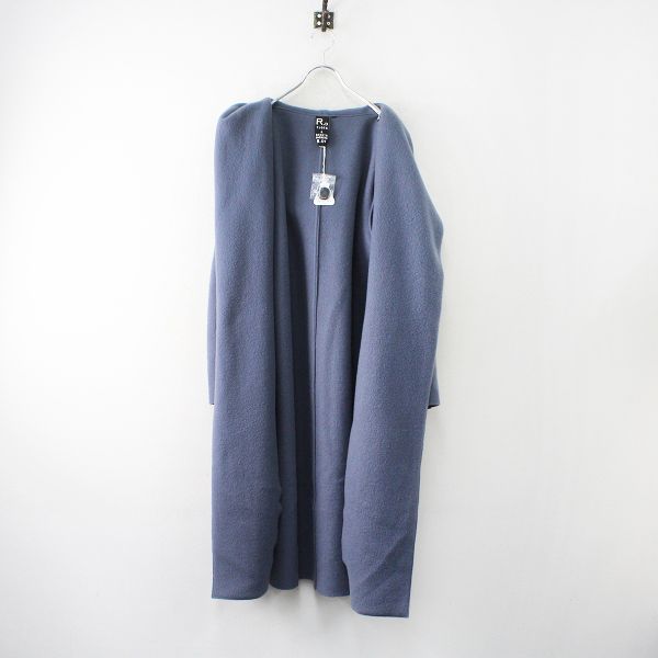 オールドマンズテーラーR&D.m.co-ウールフェルトニットロングフーディコート R&D.M.Co- / OLDMAN'S TAILOR フェルトニットロングフーディコート