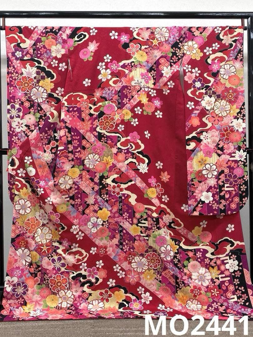 振袖 豪華 銀通し 金駒 金彩 紋意匠 身丈175cm トールサイズ