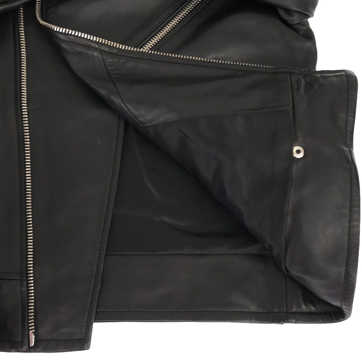 PANERO パネロ LAMB LEATHER RIDERS JACKET ラムダブルレザー 