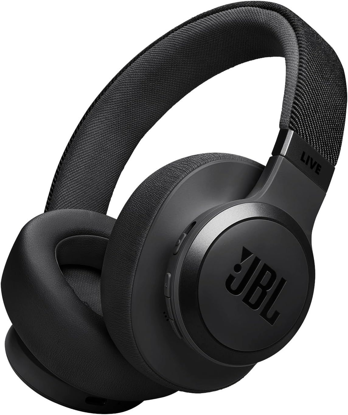 JBL ♥品 JBL LIVE 770 NC スタイル|デザイン|ハイブリッドノイズキャンセリング|Bluetooth対応|マルチポイント|オーバーイヤーヘッドホン|ブラック|JBLLIVE770NCBLK